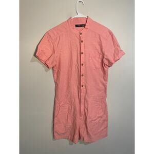 ACED DESIGN The Original ROMPHIM Romper Shorts Men's L Pink 3"‎ Inseam